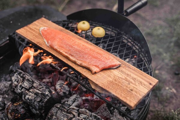How to Set Up and Use a Cowboy Fire Pit Grill Safely